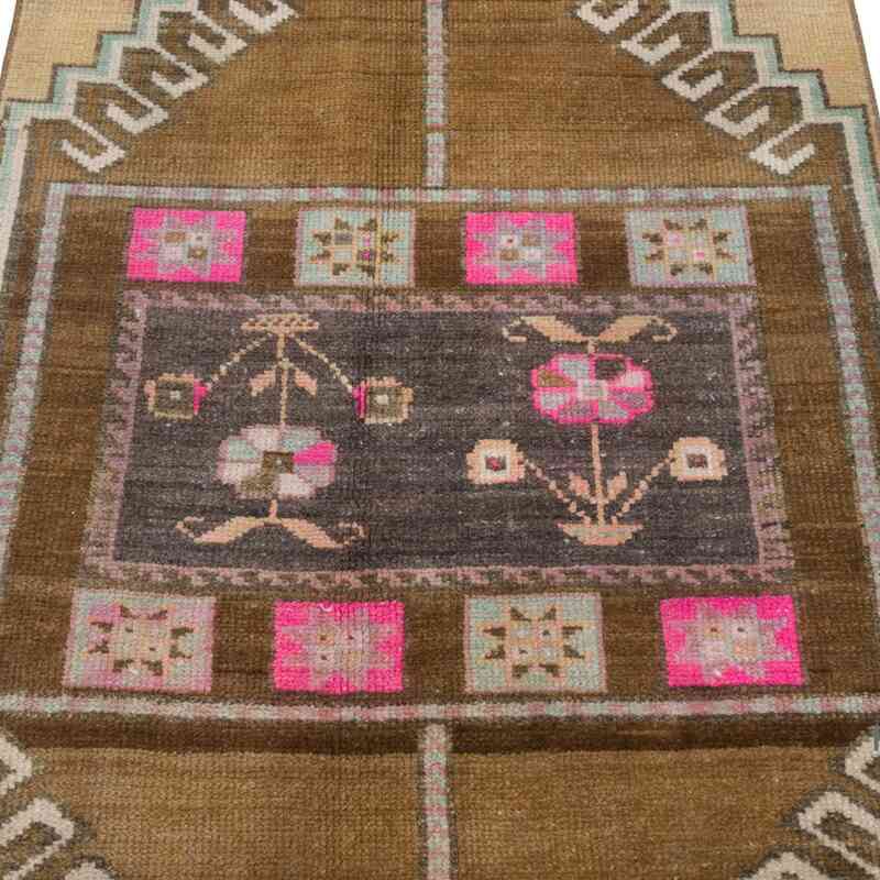 Vintage Turkish Hand-Knotted Rug - 2' 10" x 4' 3" (34" x 51") - K0056193