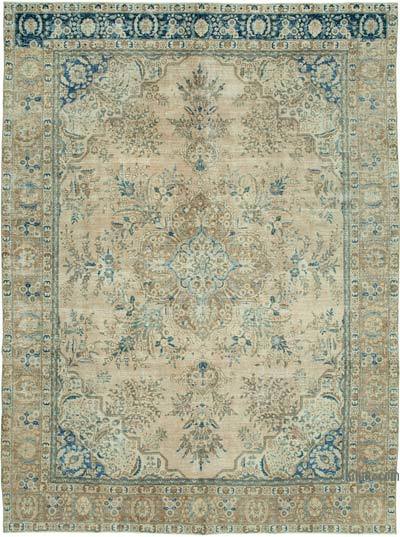 Vintage Hand-Knotted Oriental Rug - 9' 2" x 12' 6" (110 in. x 150 in.)