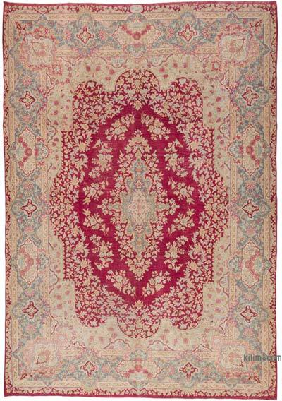 El Dokuma Vintage İran Halısı - 295 cm x 420 cm