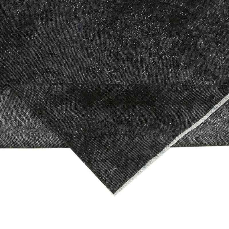 Siyah Boyalı El Dokuma Vintage Halı - 273 cm x 387 cm - K0056290
