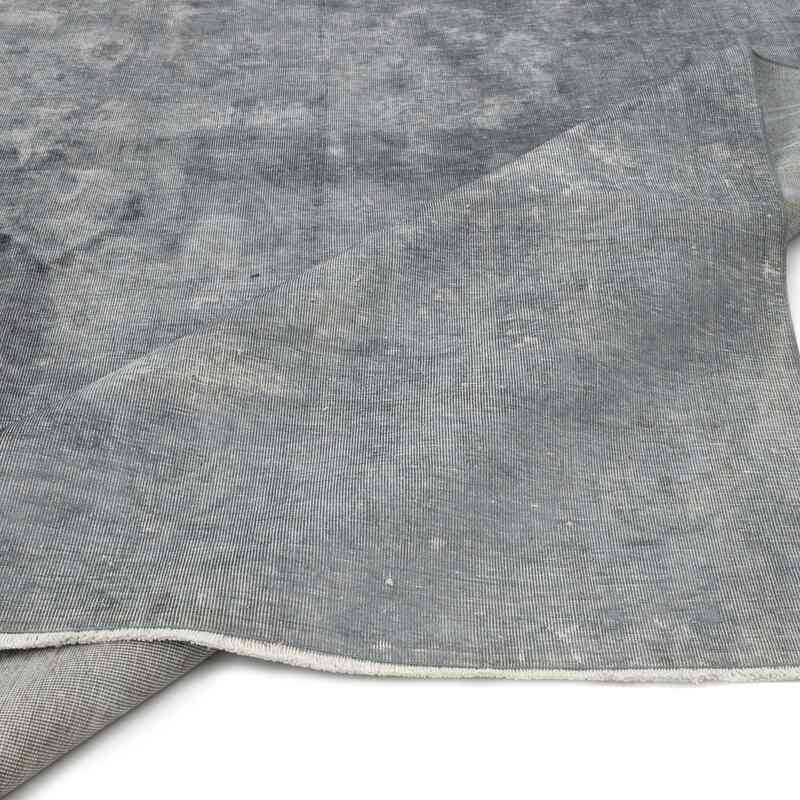 Gri Boyalı El Dokuma Vintage Halı - 294 cm x 380 cm - K0056331