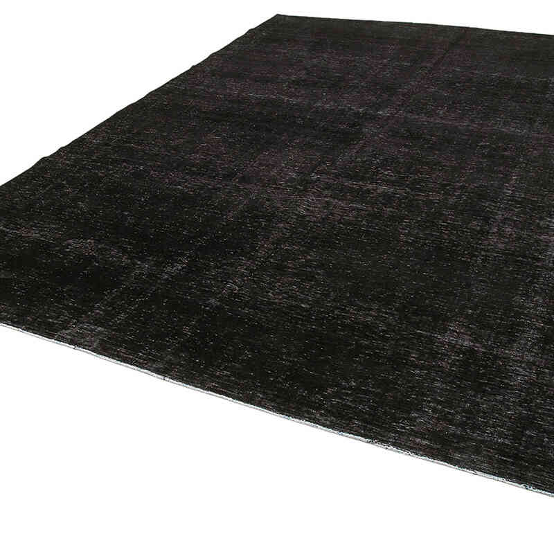 Negro Alfombra Turca Vintage Sobre-teñida - 300 cm x 400 cm - K0056338
