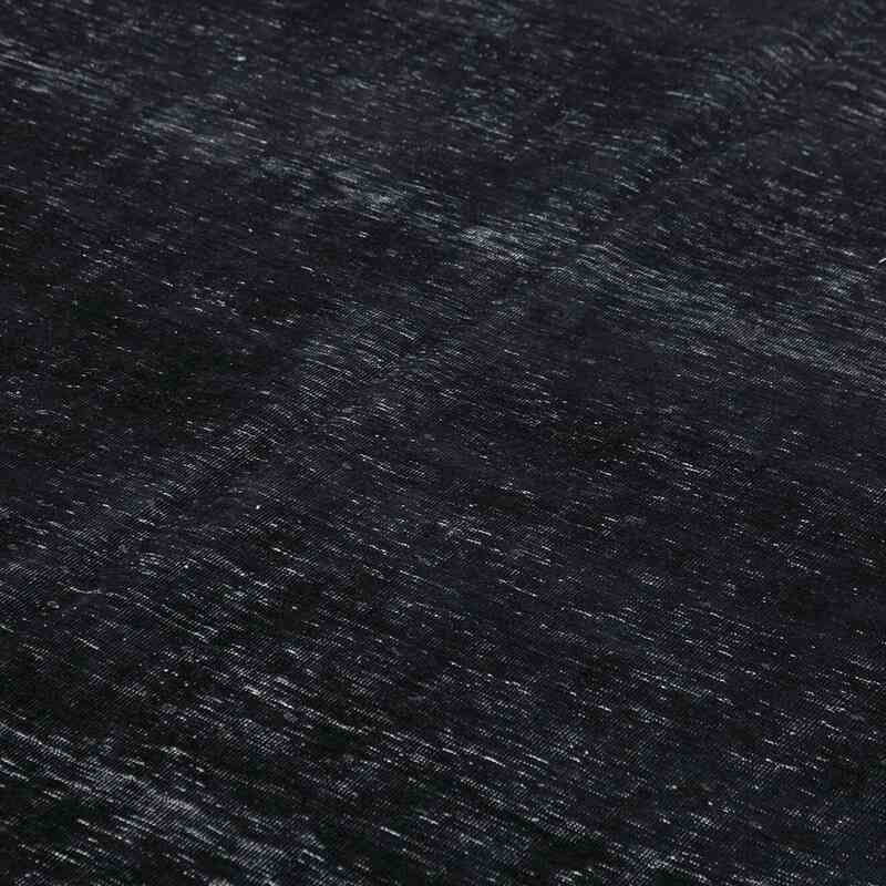 Siyah Boyalı El Dokuma Vintage Halı - 300 cm x 400 cm - K0056338