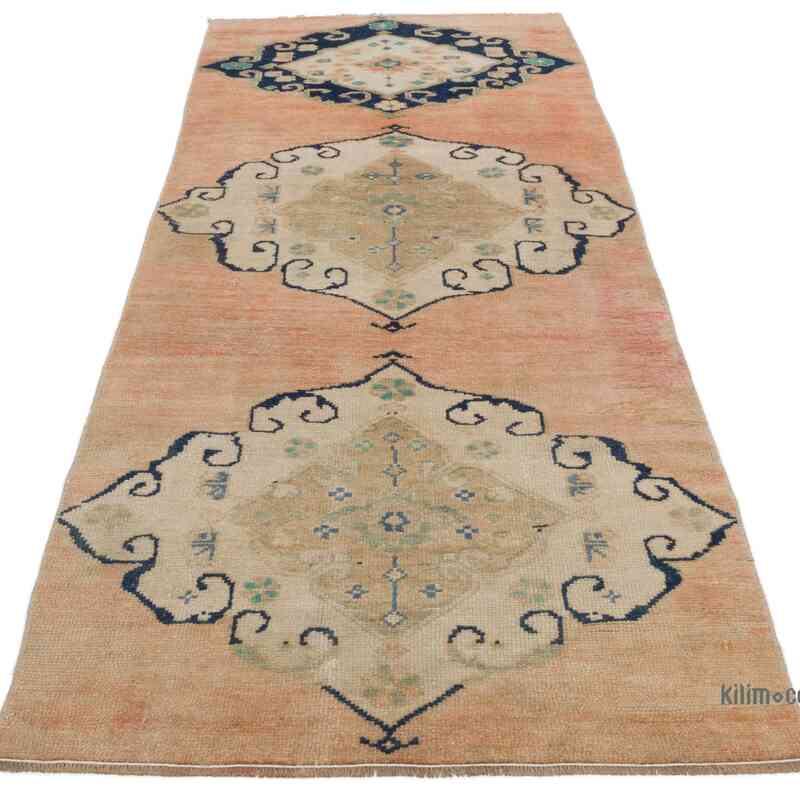 Vintage Turkish Hand-Knotted Runner - 2' 9" x 7' 5" (33 in. x 89 in.) - K0056370