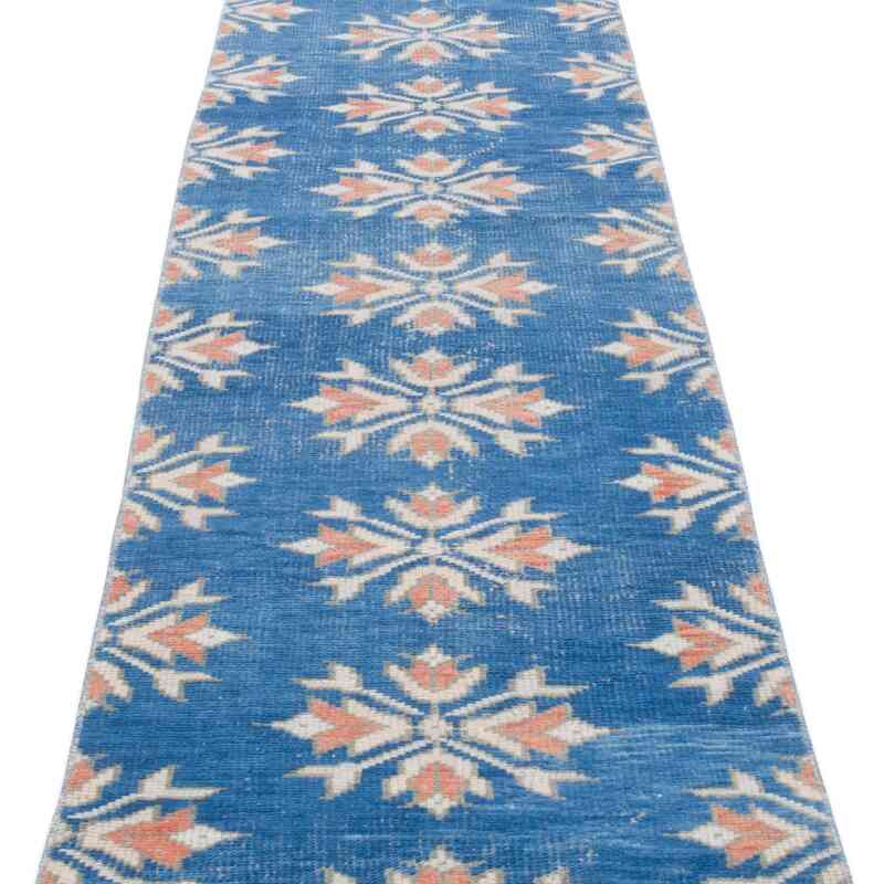 Vintage Turkish Hand-Knotted Runner - 2'  x 8' 8" (24 in. x 104 in.) - K0056379