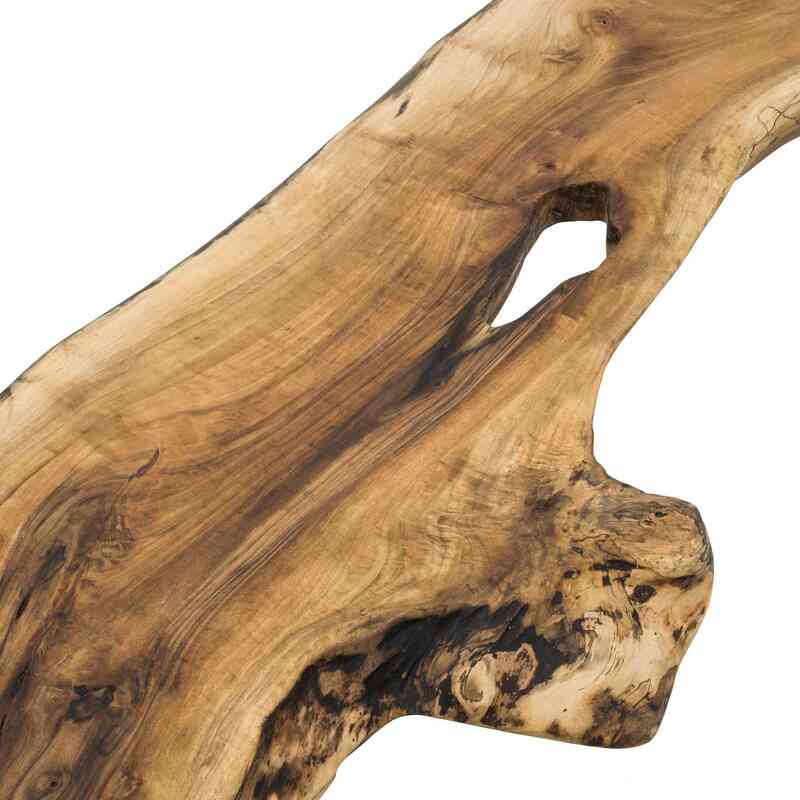 Live Edge Walnut Coffee Table with Cast Aluminium Legs - K0056394