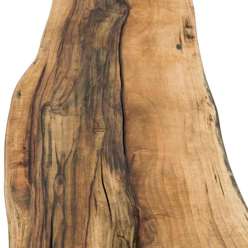 Live Edge Walnut Coffee Table with Cast Aluminum Legs - K0056395