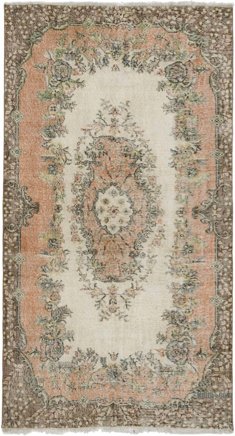 Vintage Turkish Hand-Knotted Rug - 3' 10" x 7' 1" (46 in. x 85 in.) - K0056407