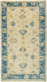 Vintage Turkish Hand-Knotted Rug - 6'  x 10' 6" (72" x 126")