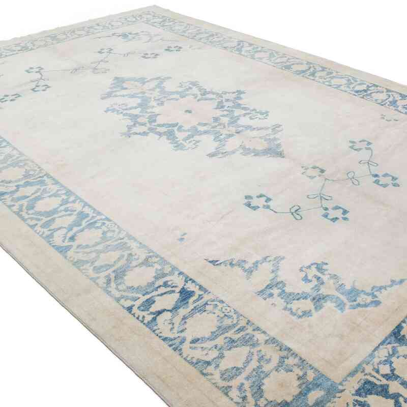 Vintage Turkish Hand-Knotted Rug - 8' 10" x 13' 1" (106 in. x 157 in.) - K0056413
