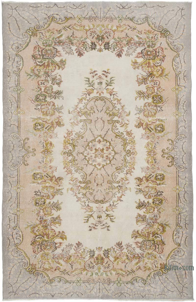Alfombra Vintage Turca Anudada a Mano - 186 cm x 293 cm - K0056419