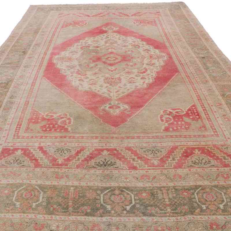 Alfombra Vintage Turca Anudada a Mano - 193 cm x 343 cm - K0056424