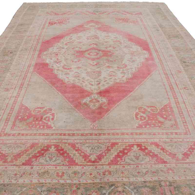 Alfombra Vintage Turca Anudada a Mano - 193 cm x 343 cm - K0056424