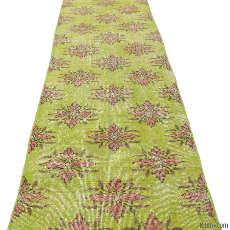 Vintage Turkish Hand-Knotted Runner - 2' 4" x 10' 8" (28 in. x 128 in.) - K0056429