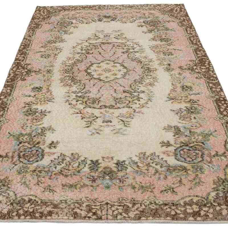 Vintage Turkish Hand-Knotted Rug - 3' 8" x 6' 6" (44" x 78") - K0056436