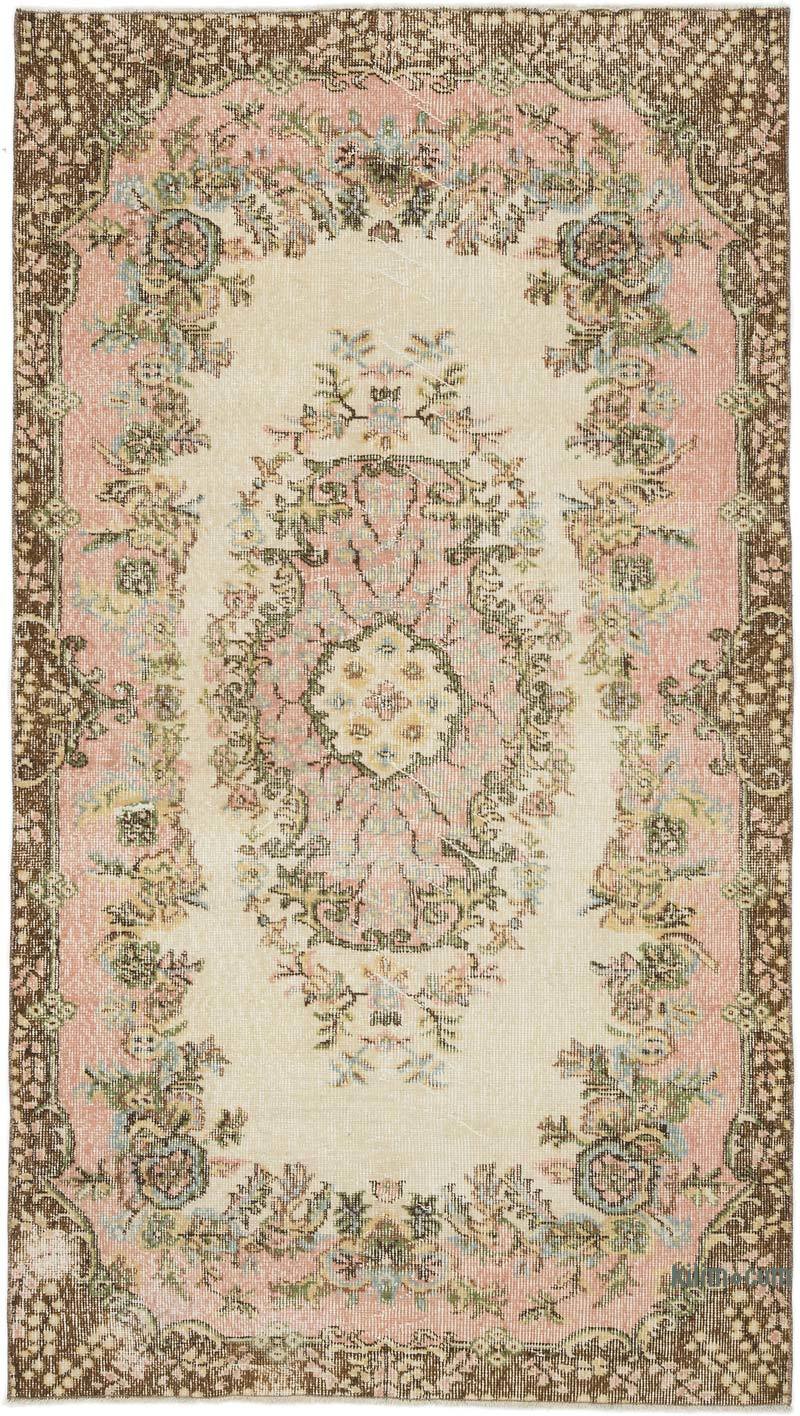 Vintage Turkish Hand-Knotted Rug - 3' 8" x 6' 6" (44" x 78") - K0056436
