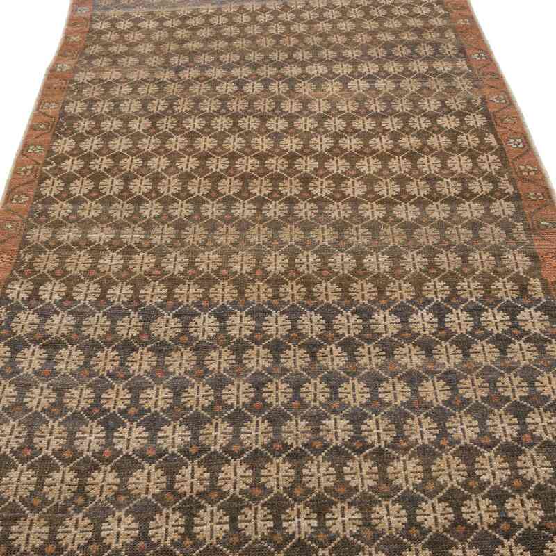 Vintage Turkish Hand-Knotted Runner - 4' 3" x 10' 6" (51 in. x 126 in.) - K0056439