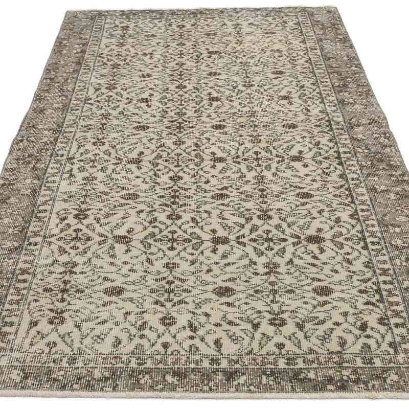 Alfombra Vintage Turca Anudada a Mano - 110 cm x 205 cm - K0056445