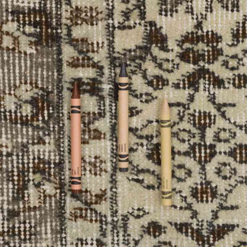 Alfombra Vintage Turca Anudada a Mano - 110 cm x 205 cm - K0056445