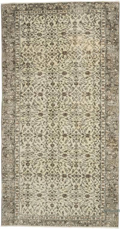 El Dokuma Vintage Halı - 110 cm x 205 cm