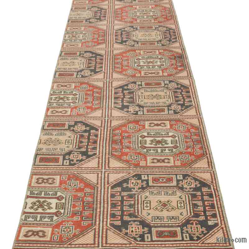 Vintage Turkish Hand-Knotted Runner - 2' 2" x 8' 4" (26 in. x 100 in.) - K0056449
