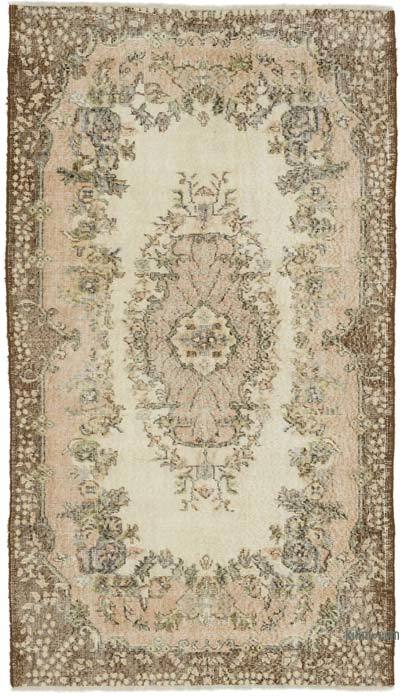 Alfombra Vintage Turca Anudada a Mano - 114 cm x 200 cm