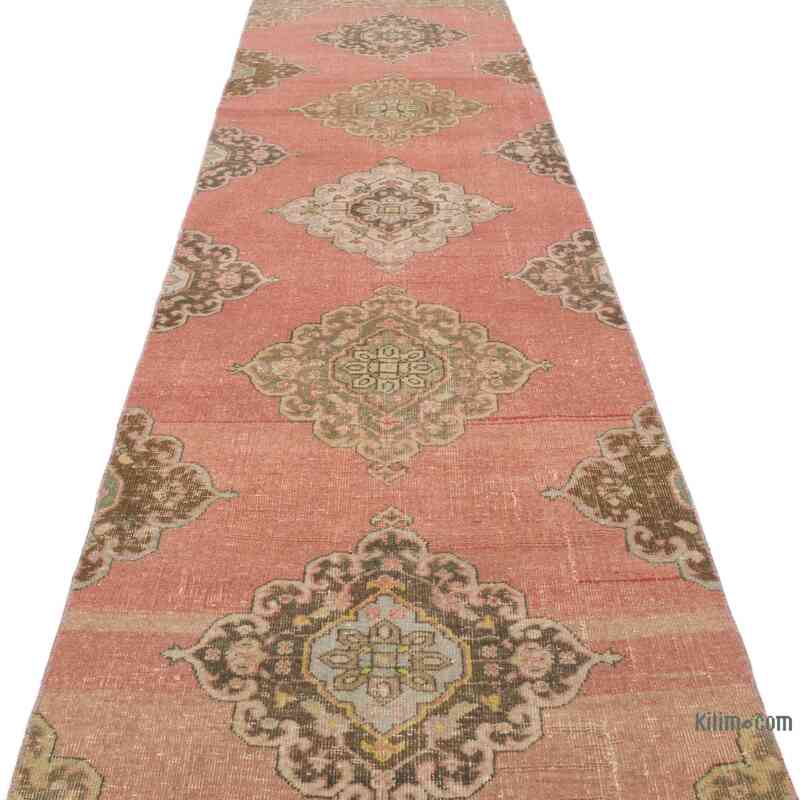 Vintage Turkish Hand-Knotted Runner - 2' 10" x 12' 3" (34 in. x 147 in.) - K0056466