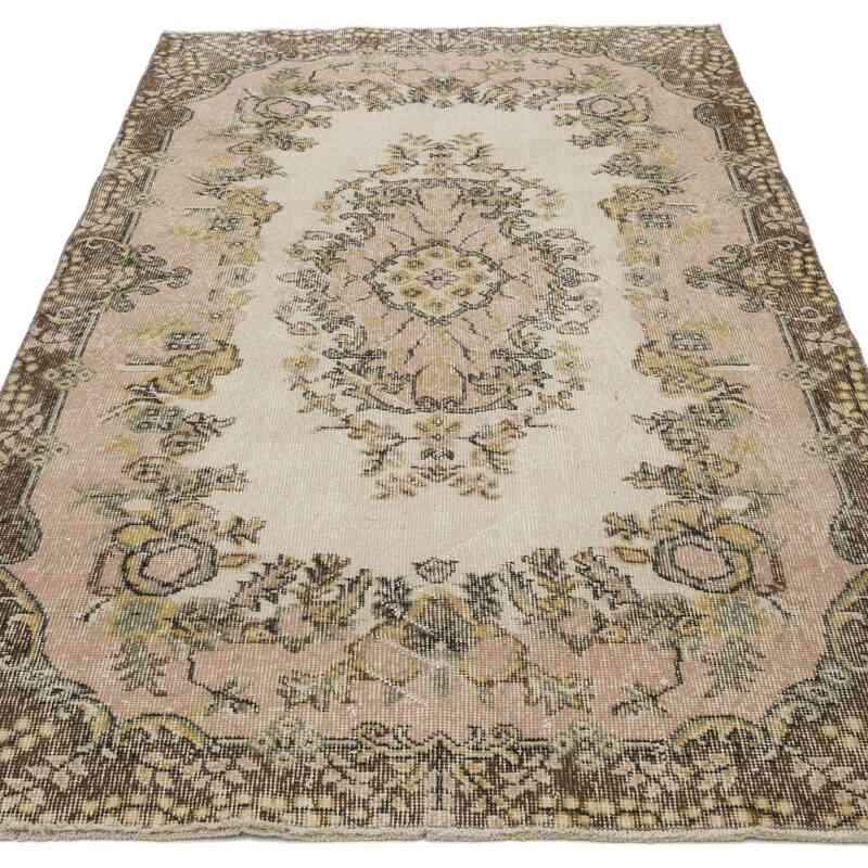 Alfombra Vintage Turca Anudada a Mano - 112 cm x 210 cm - K0056469