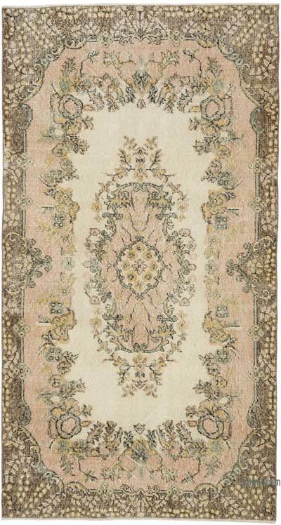 Alfombra Vintage Turca Anudada a Mano - 112 cm x 210 cm