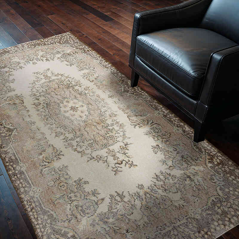 El Dokuma Vintage Hali - 122 cm x 215 cm - K0056476