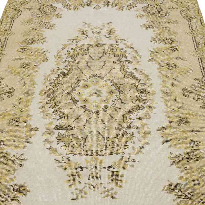 Alfombra Vintage Turca Anudada a Mano - 120 cm x 214 cm - K0056477