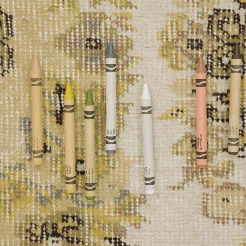 Alfombra Vintage Turca Anudada a Mano - 120 cm x 214 cm - K0056477