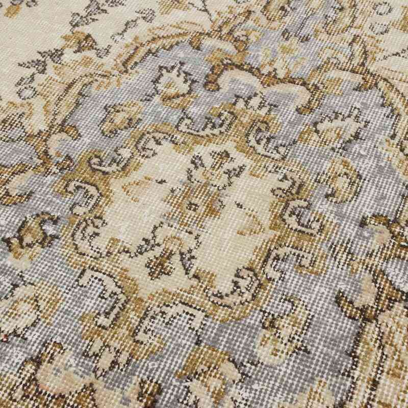 Vintage Turkish Hand-Knotted Rug - 3' 10" x 7' 1" (46" x 85") - K0056478