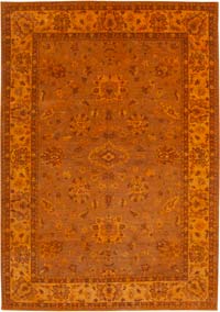 New Hand-Knotted Wool Oushak Rug - 9' 8" x 14' 2" (116" x 170")