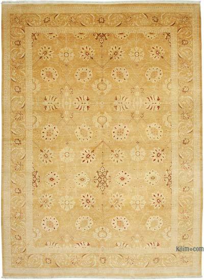 New Hand-Knotted Wool Oushak Rug - 10' 2" x 14' 4" (122 in. x 172 in.)