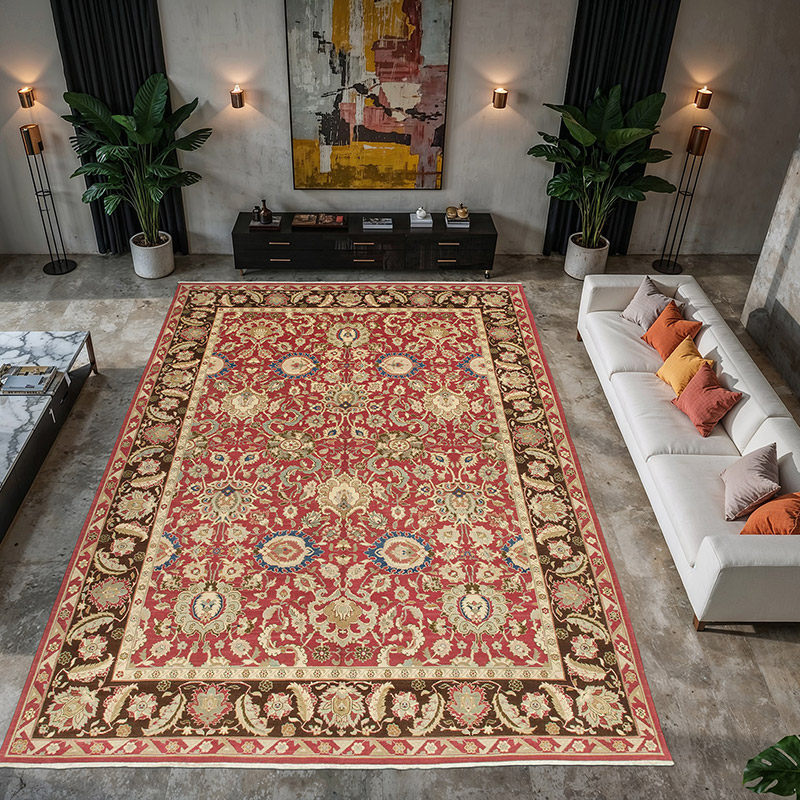 New Hand-Knotted Wool Oushak Rug - 9' 11" x 14' 4" (119" x 172") - K0056488