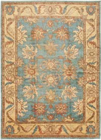 New Hand-Knotted Wool Oushak Rug - 10' 4" x 14' 2" (124" x 170")