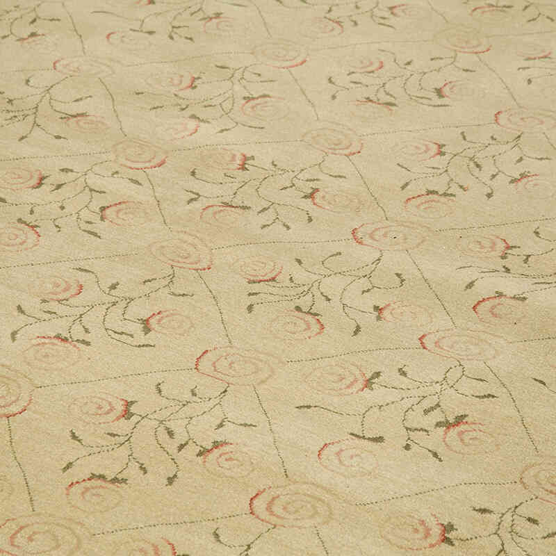 Nueva Alfombra Oushak Tejida a Mano - 365 cm x 460 cm - K0056505