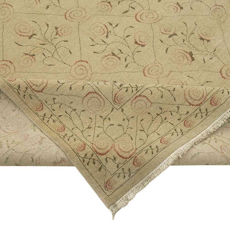 Nueva Alfombra Oushak Tejida a Mano - 365 cm x 460 cm - K0056505