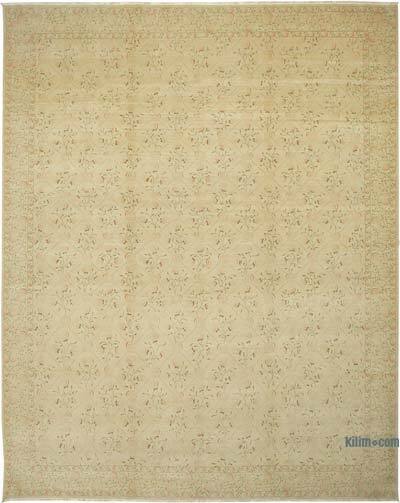 New Hand-Knotted Wool Oushak Rug - 12'  x 15' 1" (144" x 181")