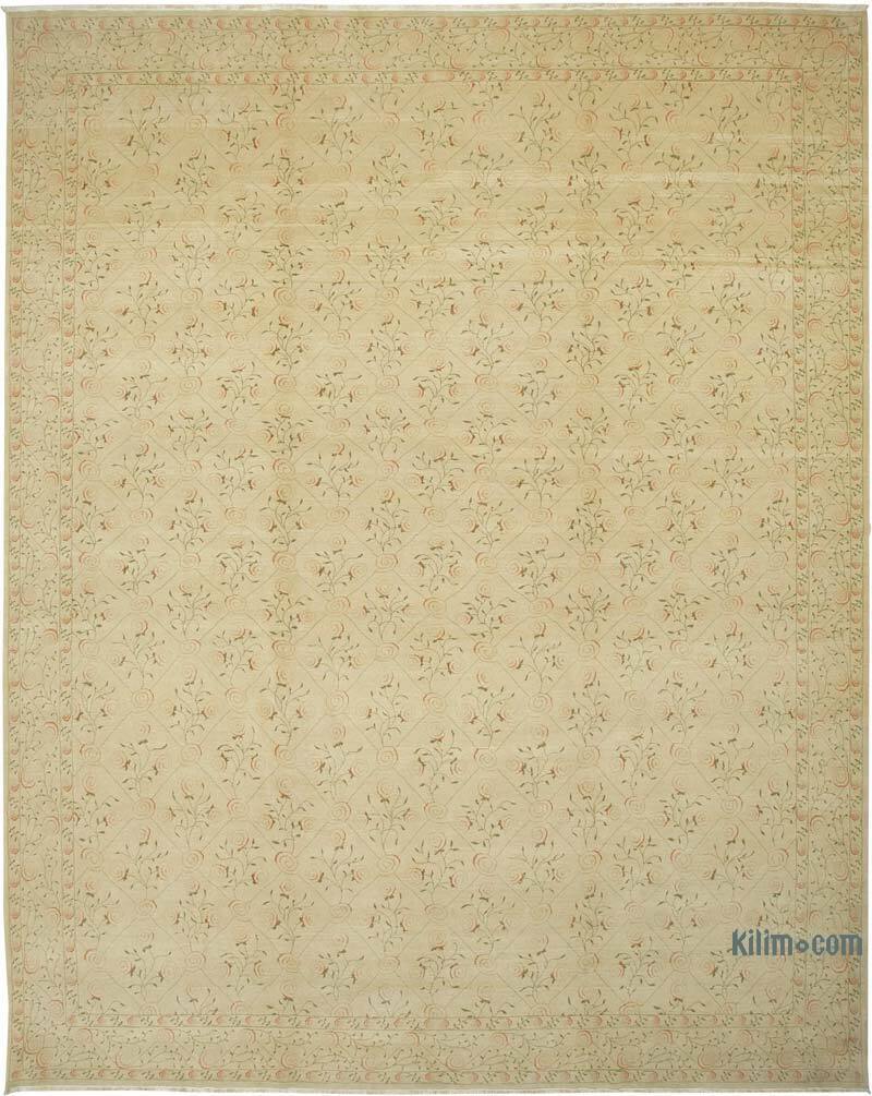 Nueva Alfombra Oushak Tejida a Mano - 365 cm x 460 cm - K0056505