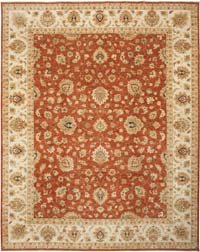 New Hand-Knotted Wool Oushak Rug - 12'  x 15' 1" (144" x 181")