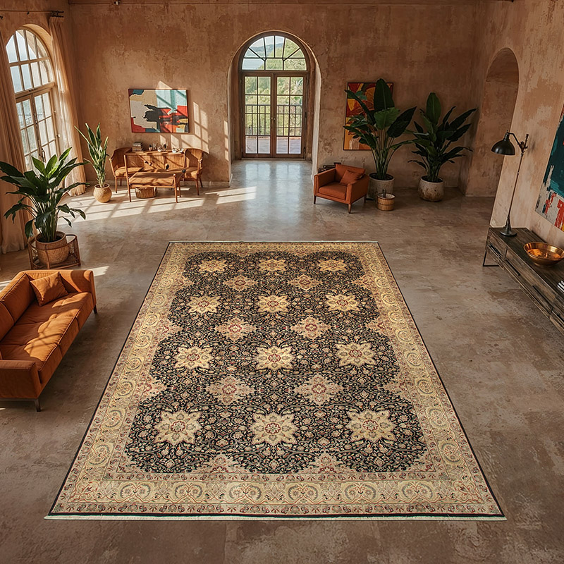 New Hand-Knotted Wool Oushak Rug - 11' 9" x 17' 7" (141" x 211") - K0056509