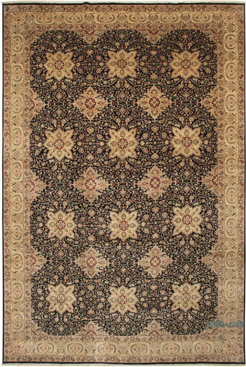 New Hand-Knotted Wool Oushak Rug - 11' 9" x 17' 7" (141" x 211") - K0056509