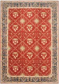 New Hand-Knotted Wool Oushak Rug - 11' 5" x 16' 6" (137" x 198")