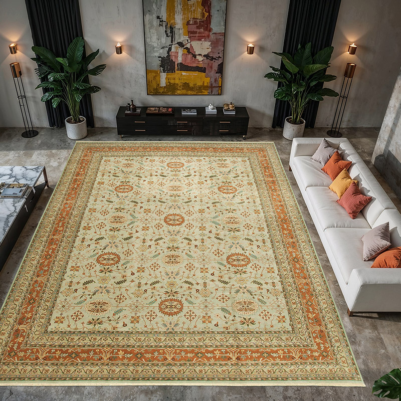 New Hand-Knotted Wool Oushak Rug - 11' 11" x 14' 9" (143" x 177") - K0056523