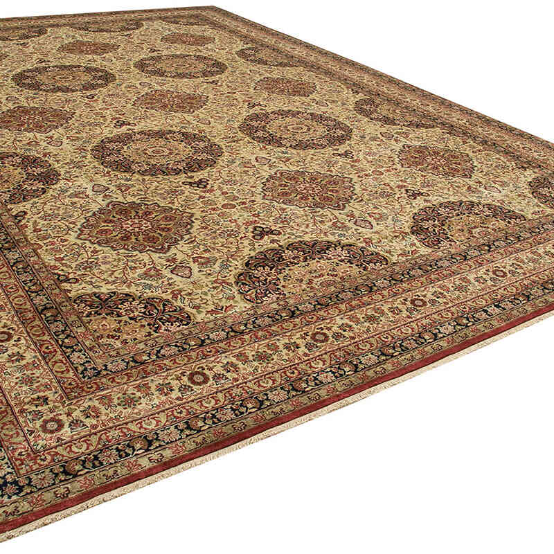 Nueva Alfombra Oushak Tejida a Mano - 372 cm x 545 cm - K0056525