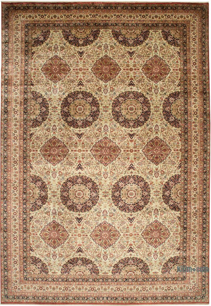 Nueva Alfombra Oushak Tejida a Mano - 372 cm x 545 cm - K0056525