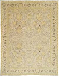 New Hand-Knotted Wool Oushak Rug - 11' 11" x 15'  (143" x 180")