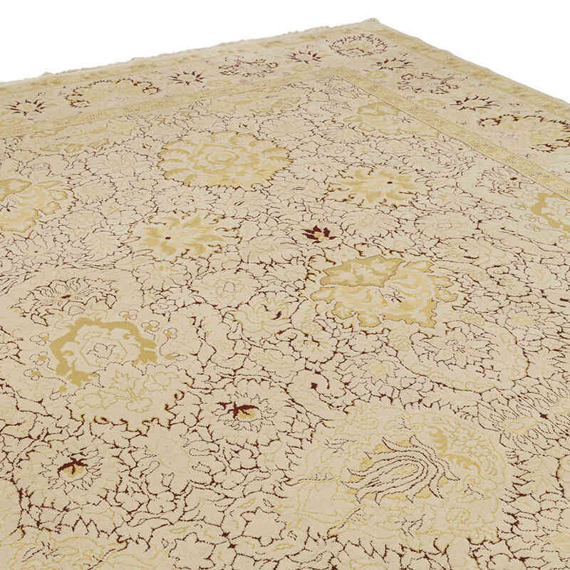 New Hand-Knotted Wool Oushak Rug - 11' 11" x 15'  (143" x 180") - K0056528